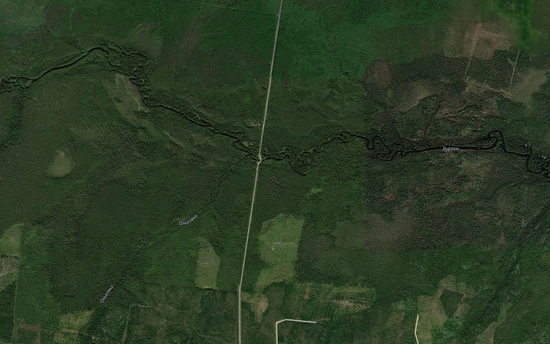 Satellite map of the Ol'khovka