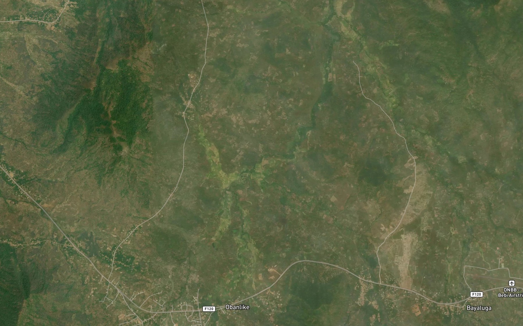Satellite map of the Orie