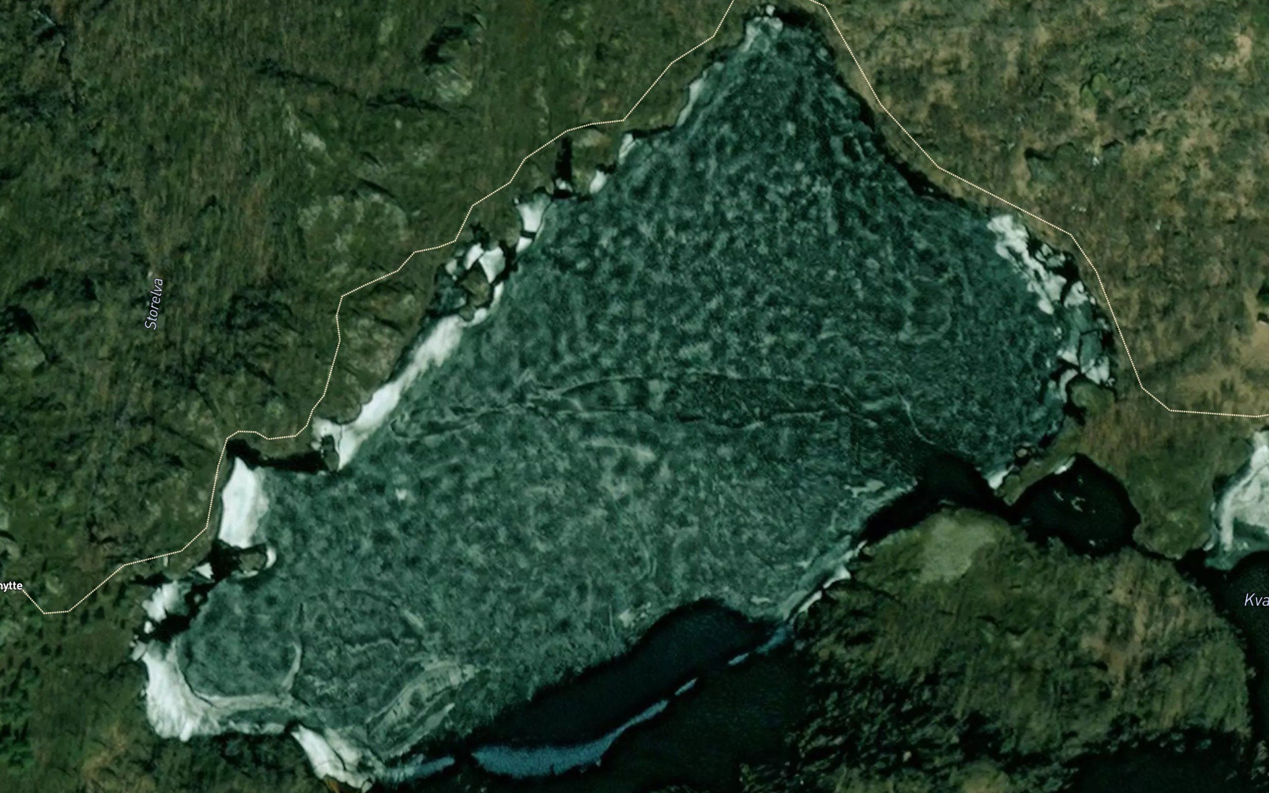 Kvanndalsvatnet,nedre