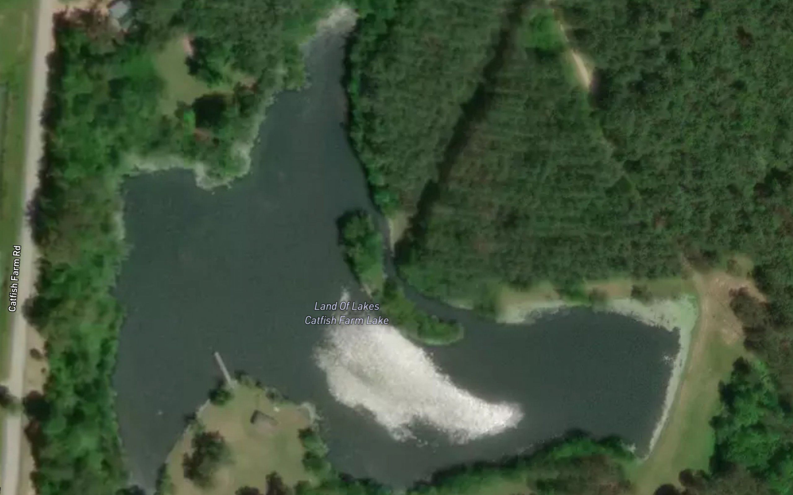 Land of Lakes Catfish Farm Lake
