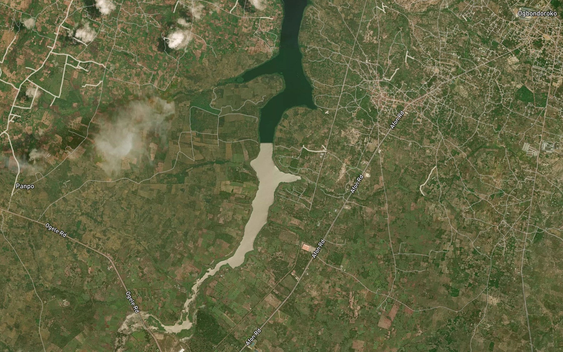 Satellite map of the RiverElekolo