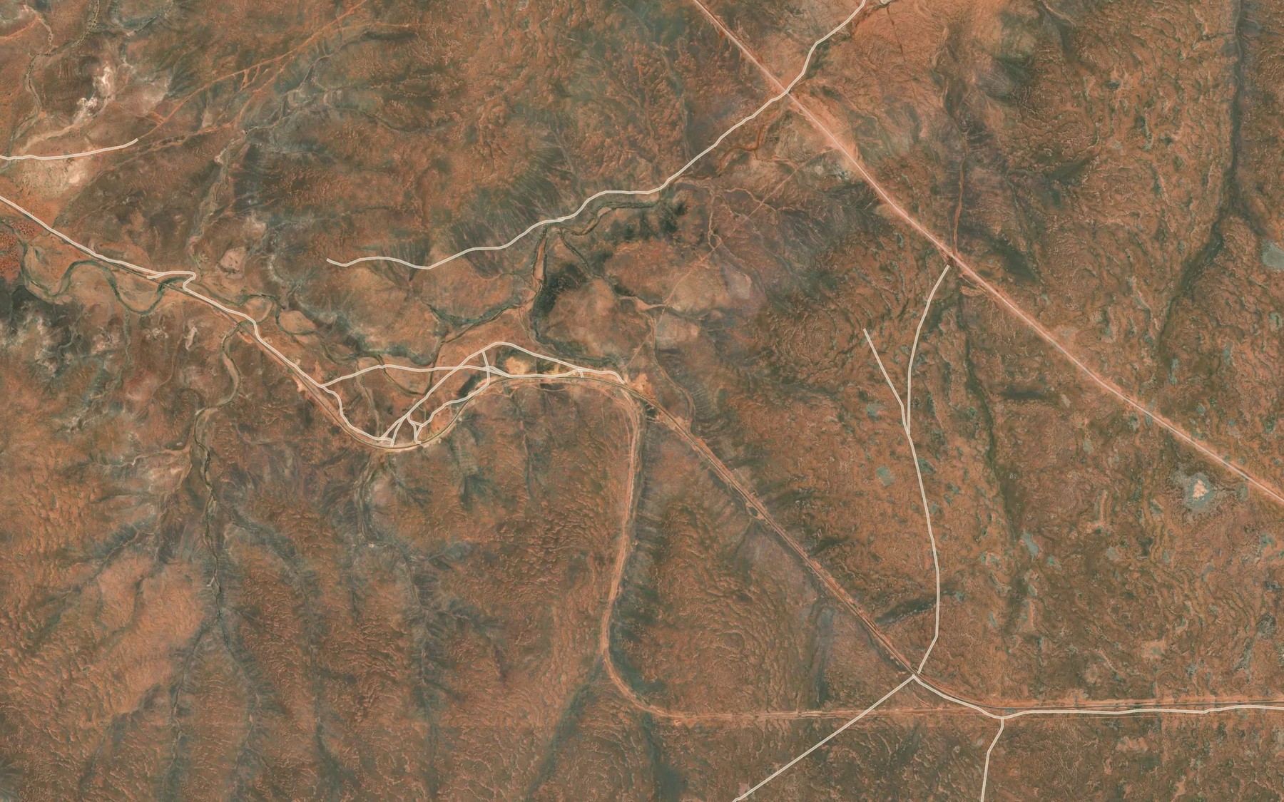 Satellite map of the Eucolo Creek