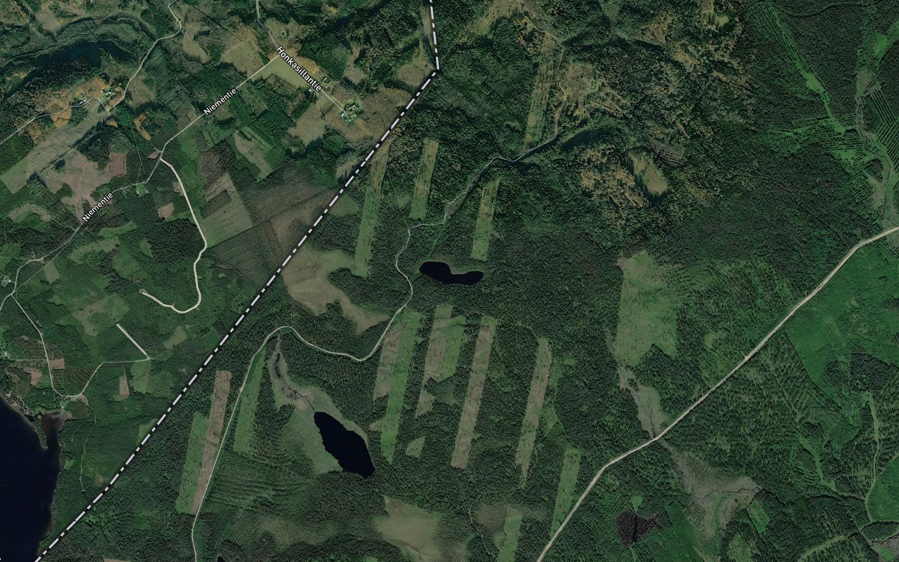 Satellite map of the Ozero Sittalampi
