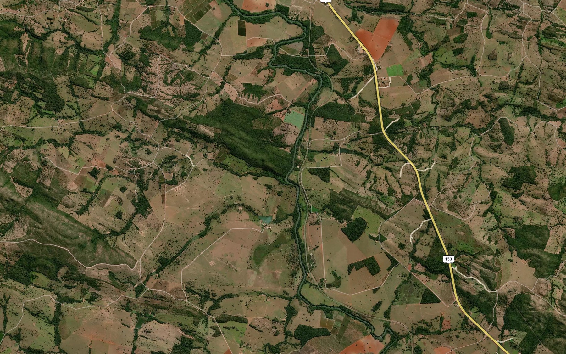 Satellite map of the Corrego da Estiva