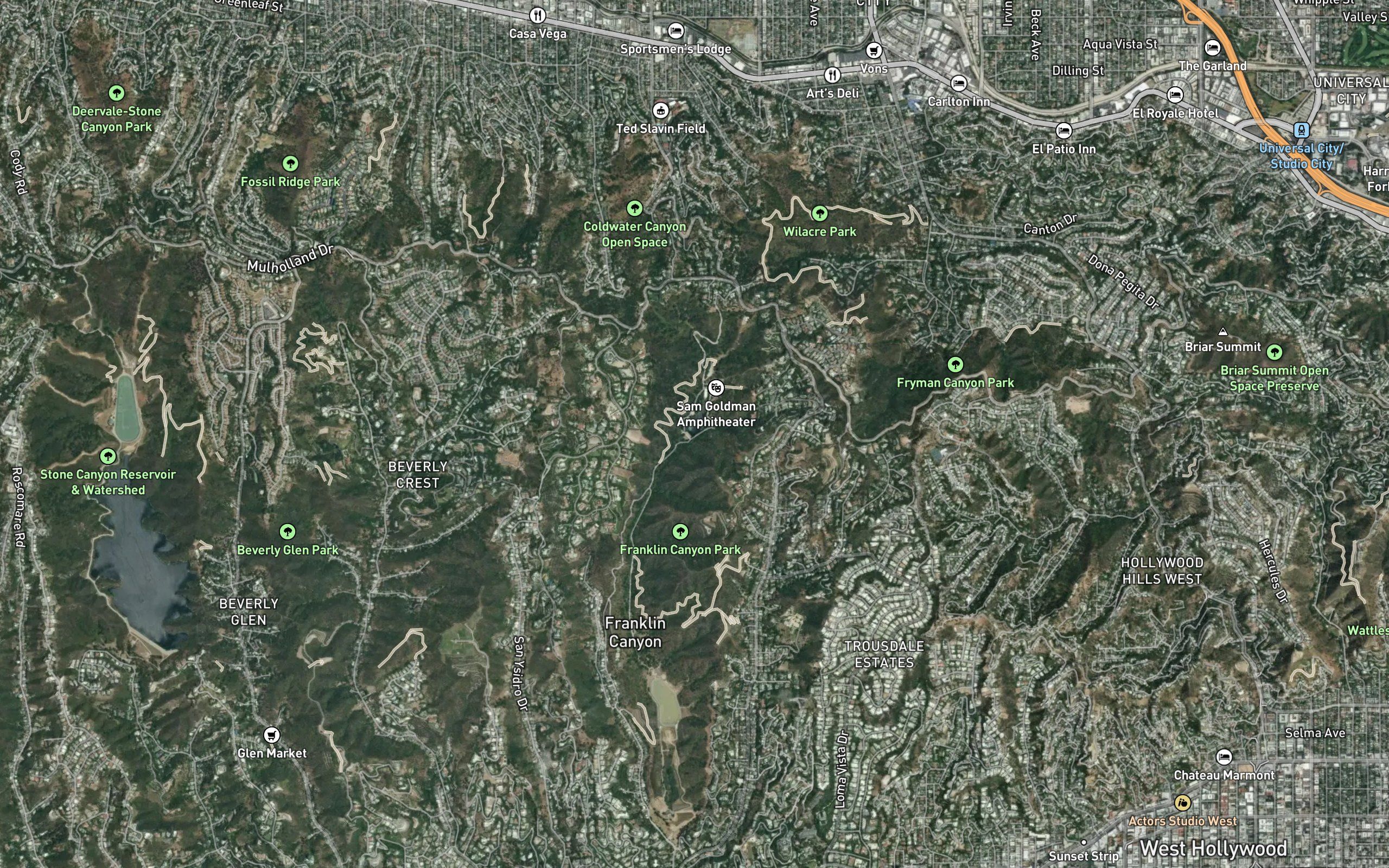 Upper Franklin Canyon Reservoir