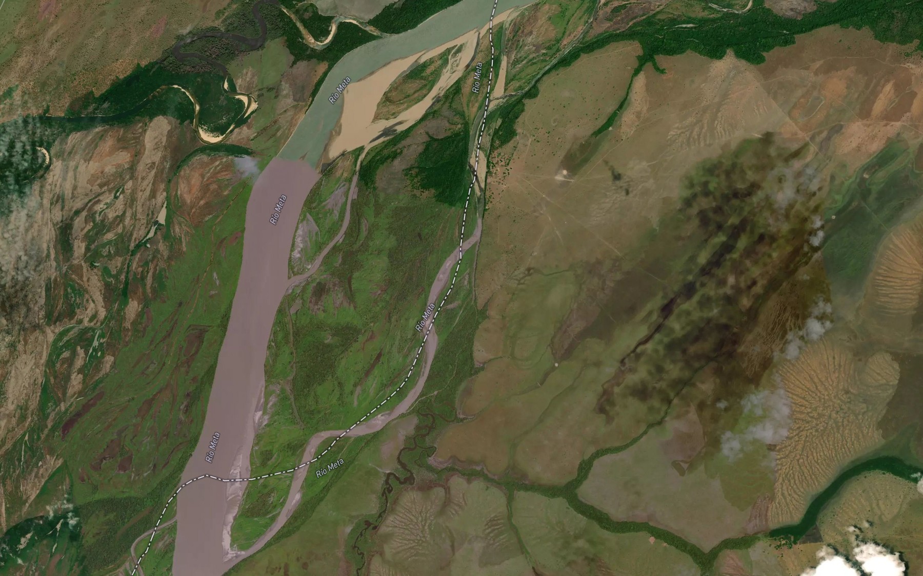 Satellite map of the Cano San Rafaelito
