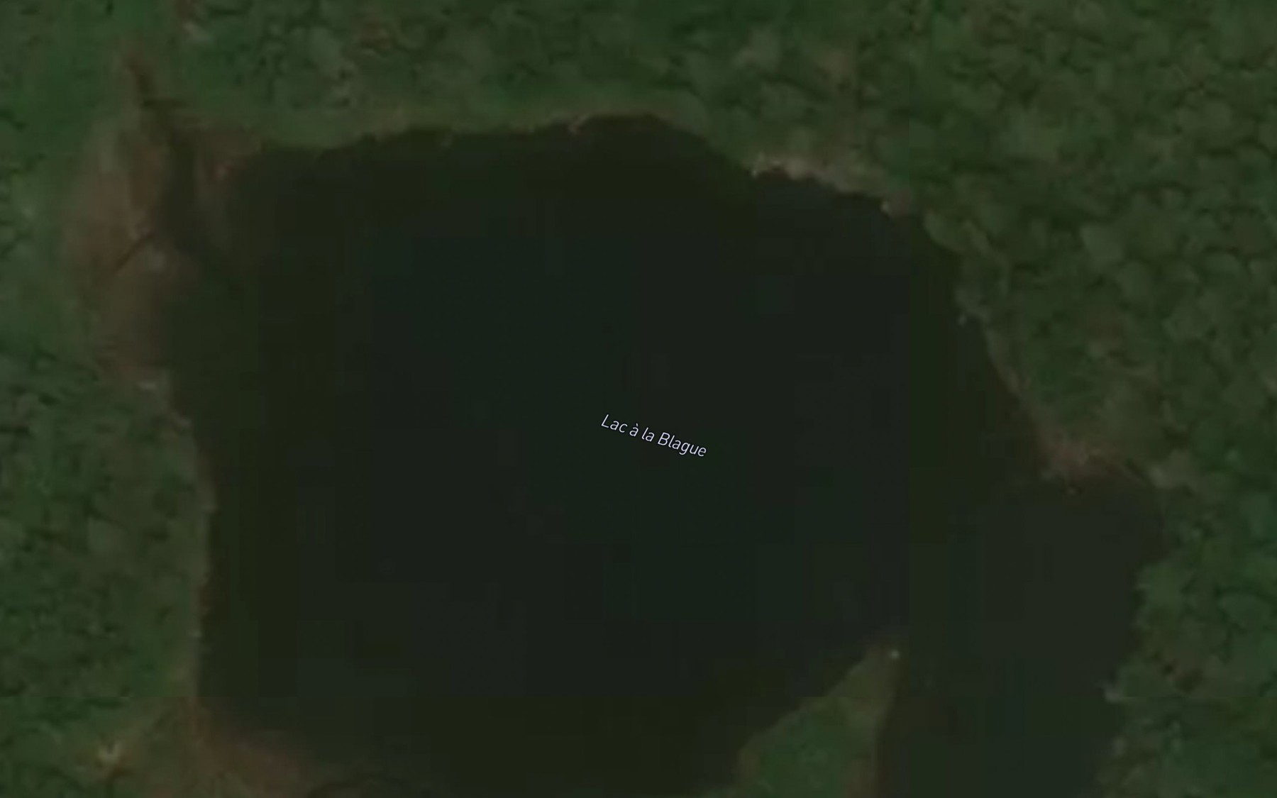 Satellite map of the Lac a la Blague