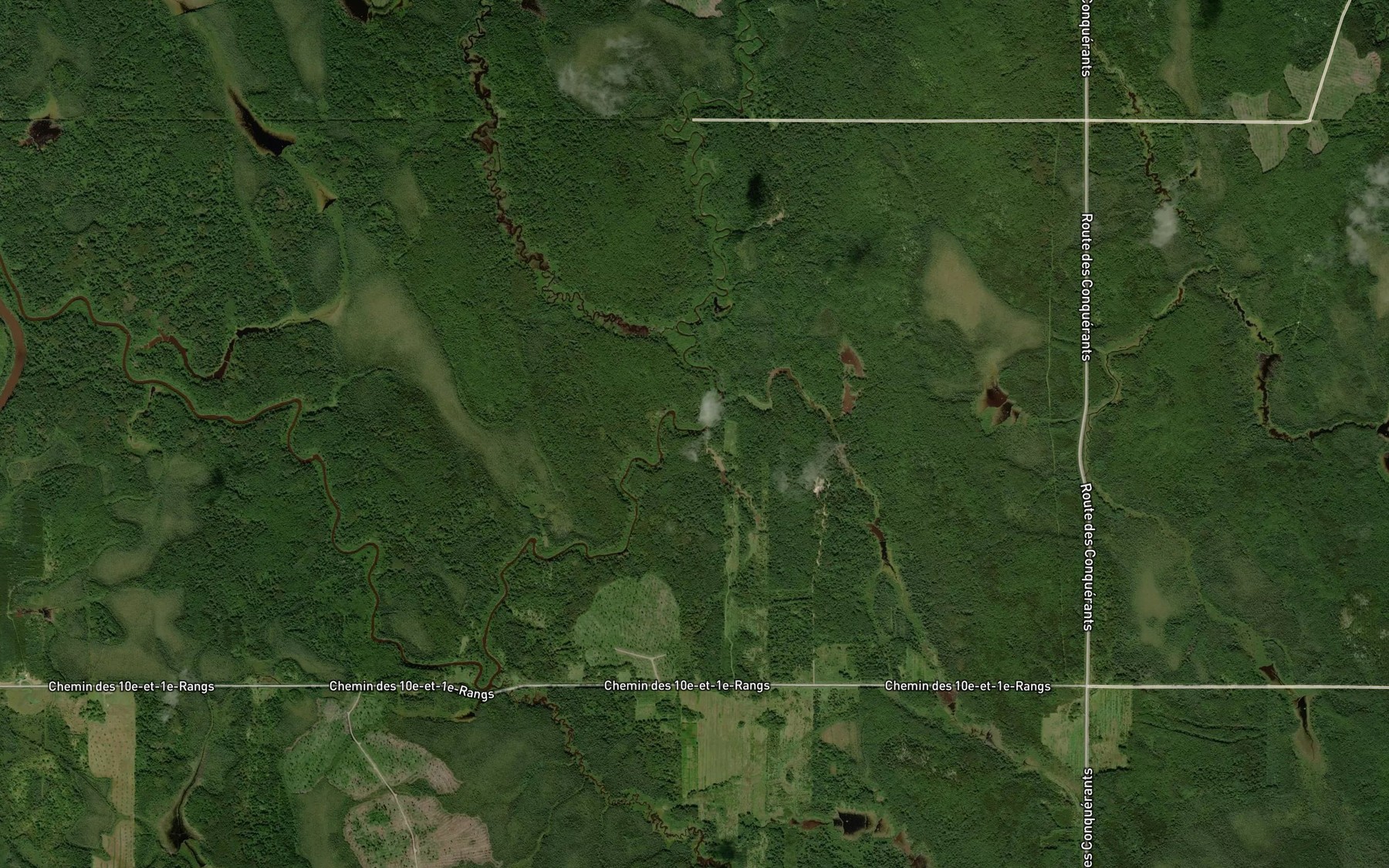 Satellite map of the Cours d'eau Boulet