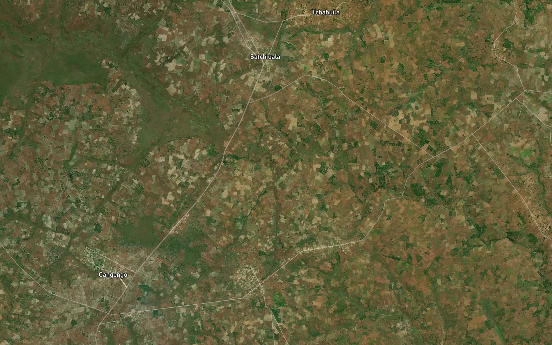 Satellite map of the Cililo