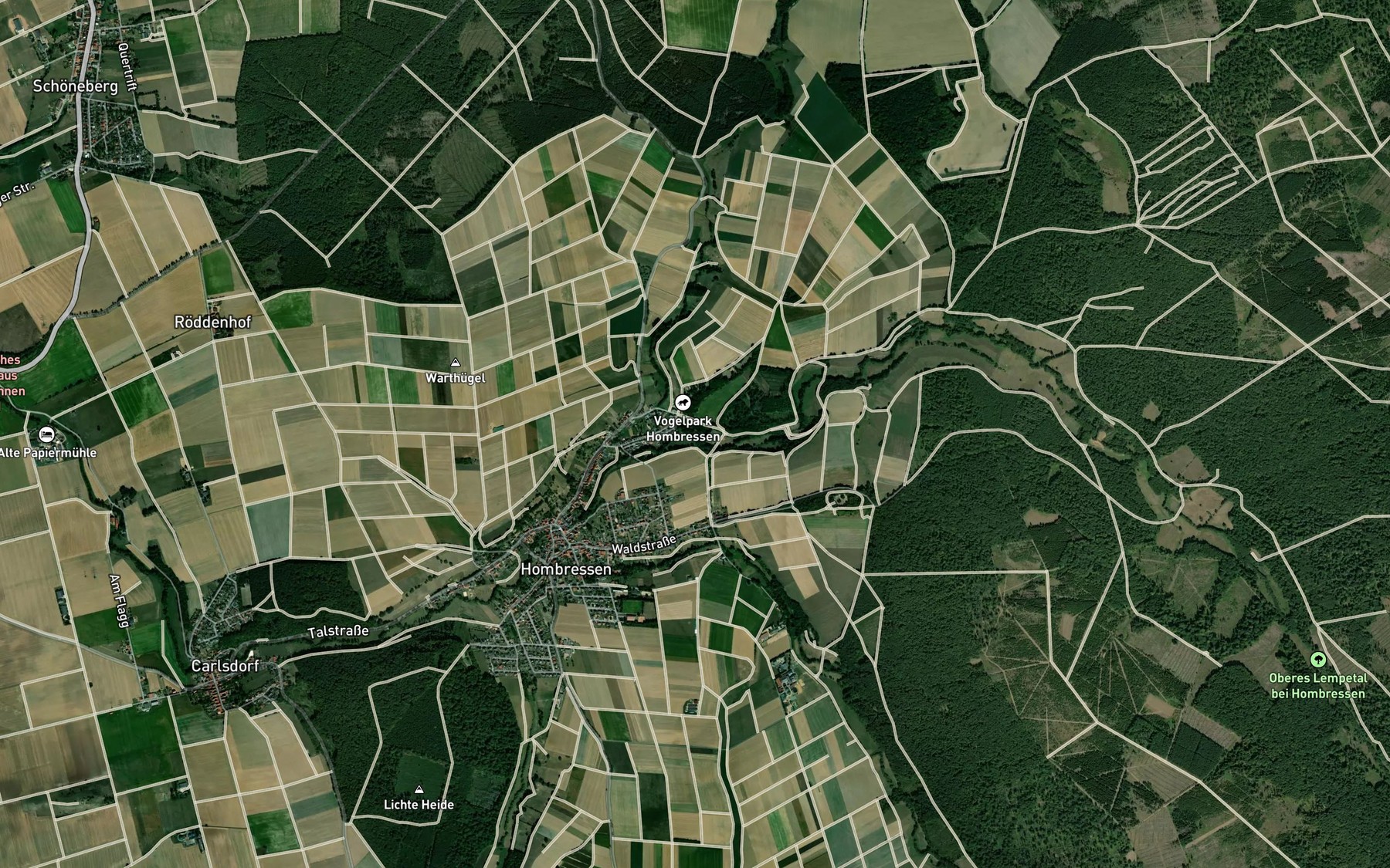 Satellite map of the Soode