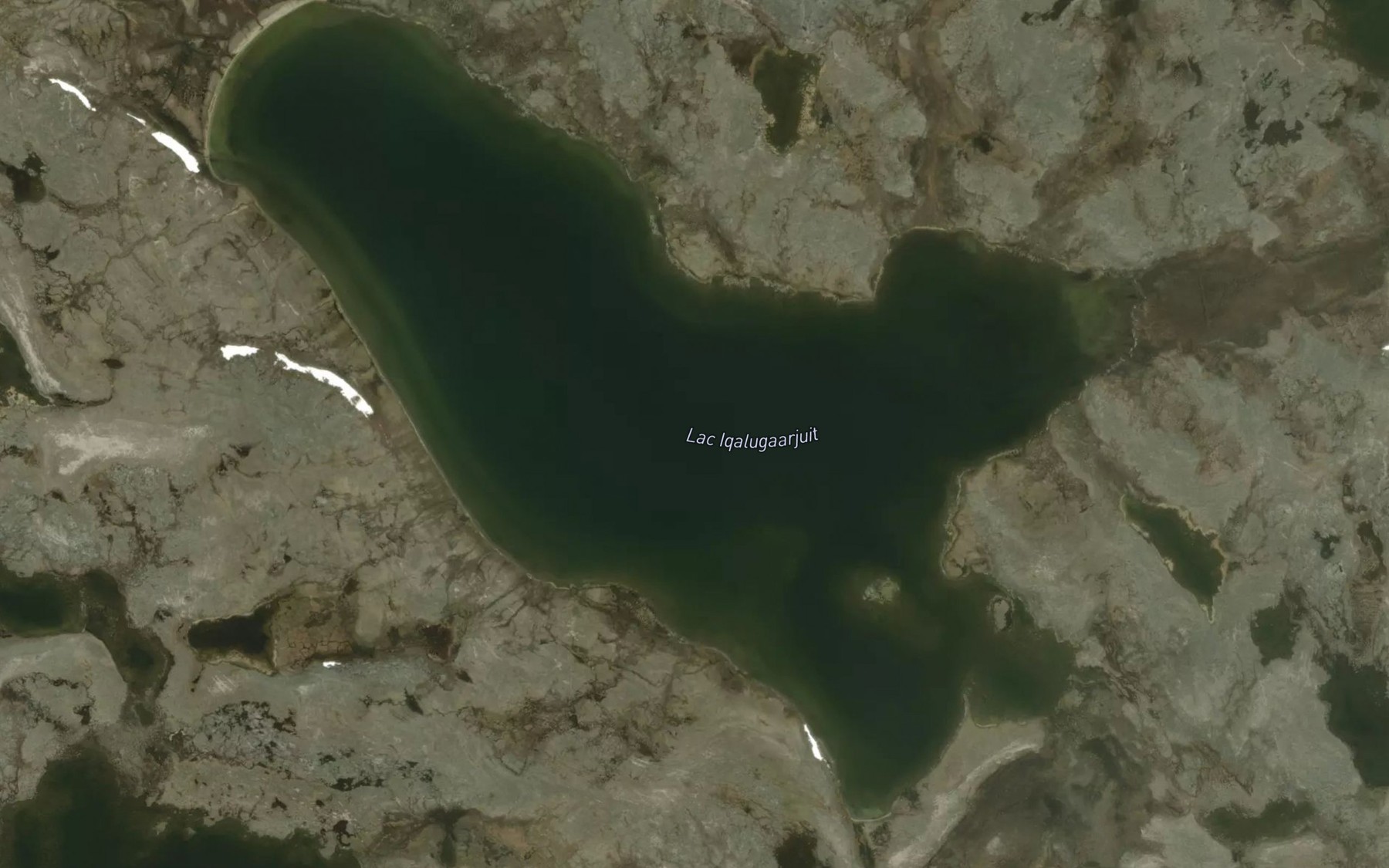 Satellite map of the Lac Iqalurajuk