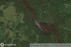 Satellite map of the Moose Rapids