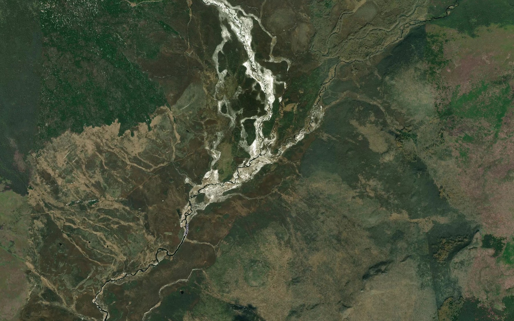 Satellite map of the Chernyy