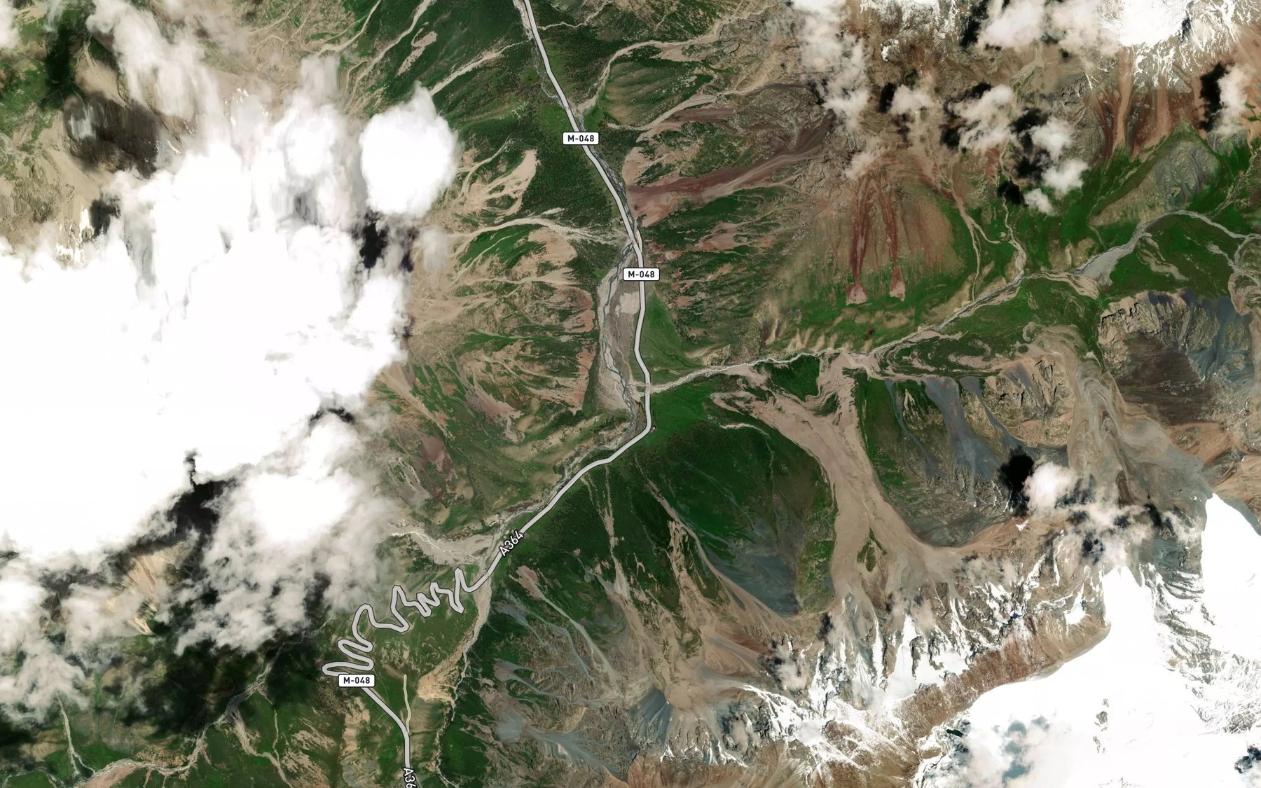 Satellite map of the Dungurome