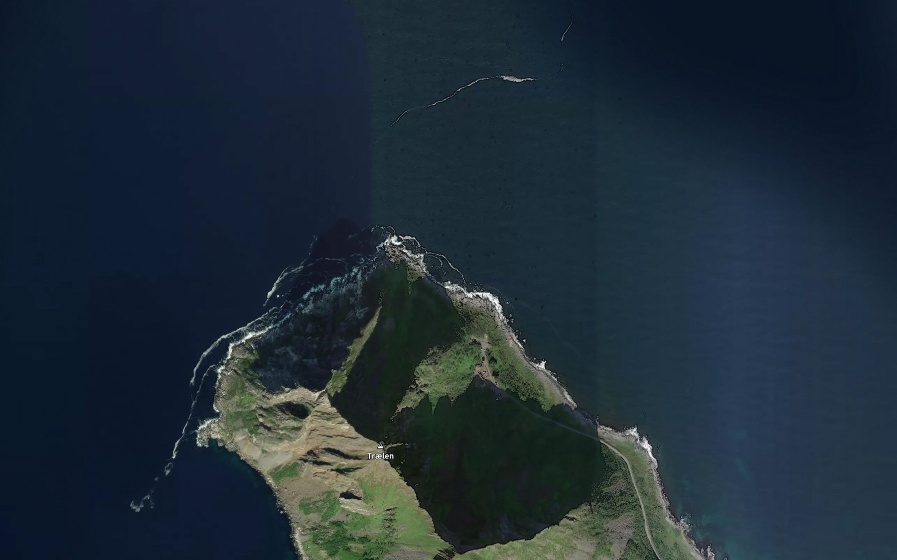 Satellite map of the Makjeila