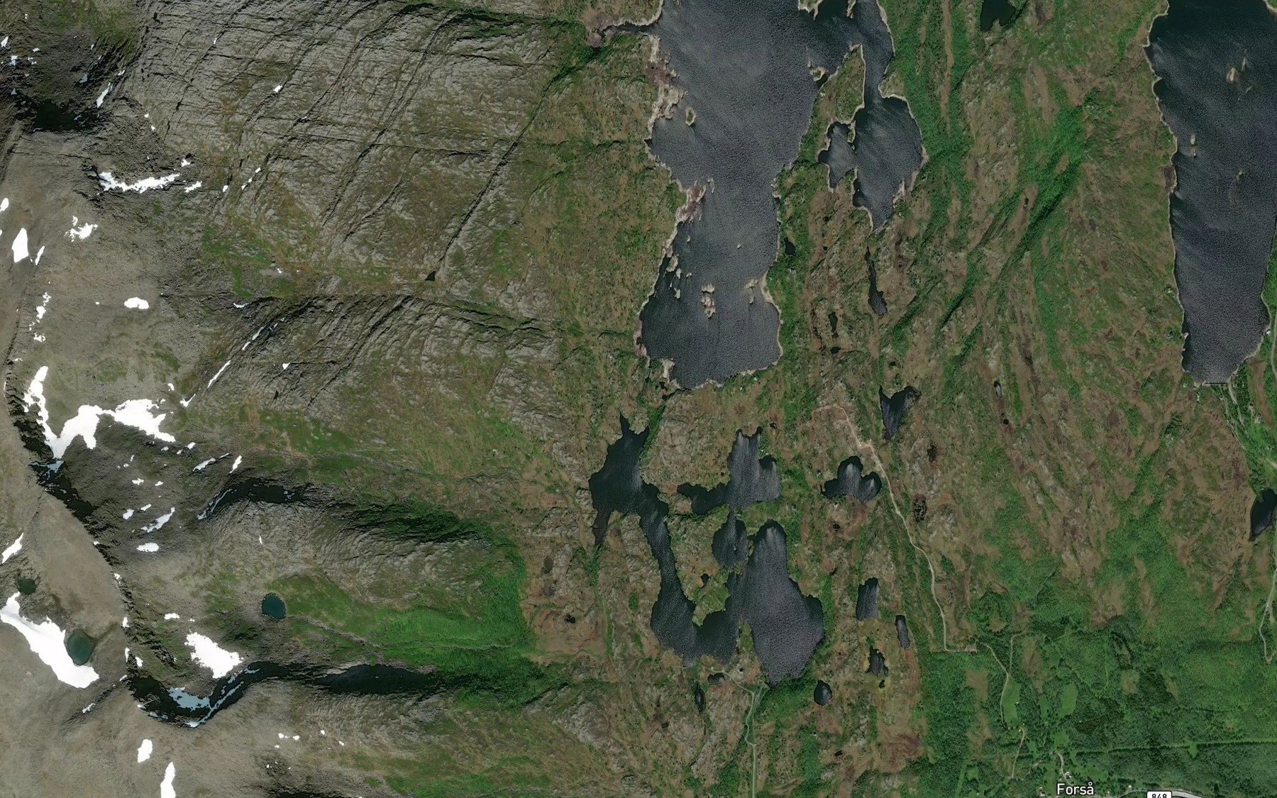 Satellite map of the Stokkelva