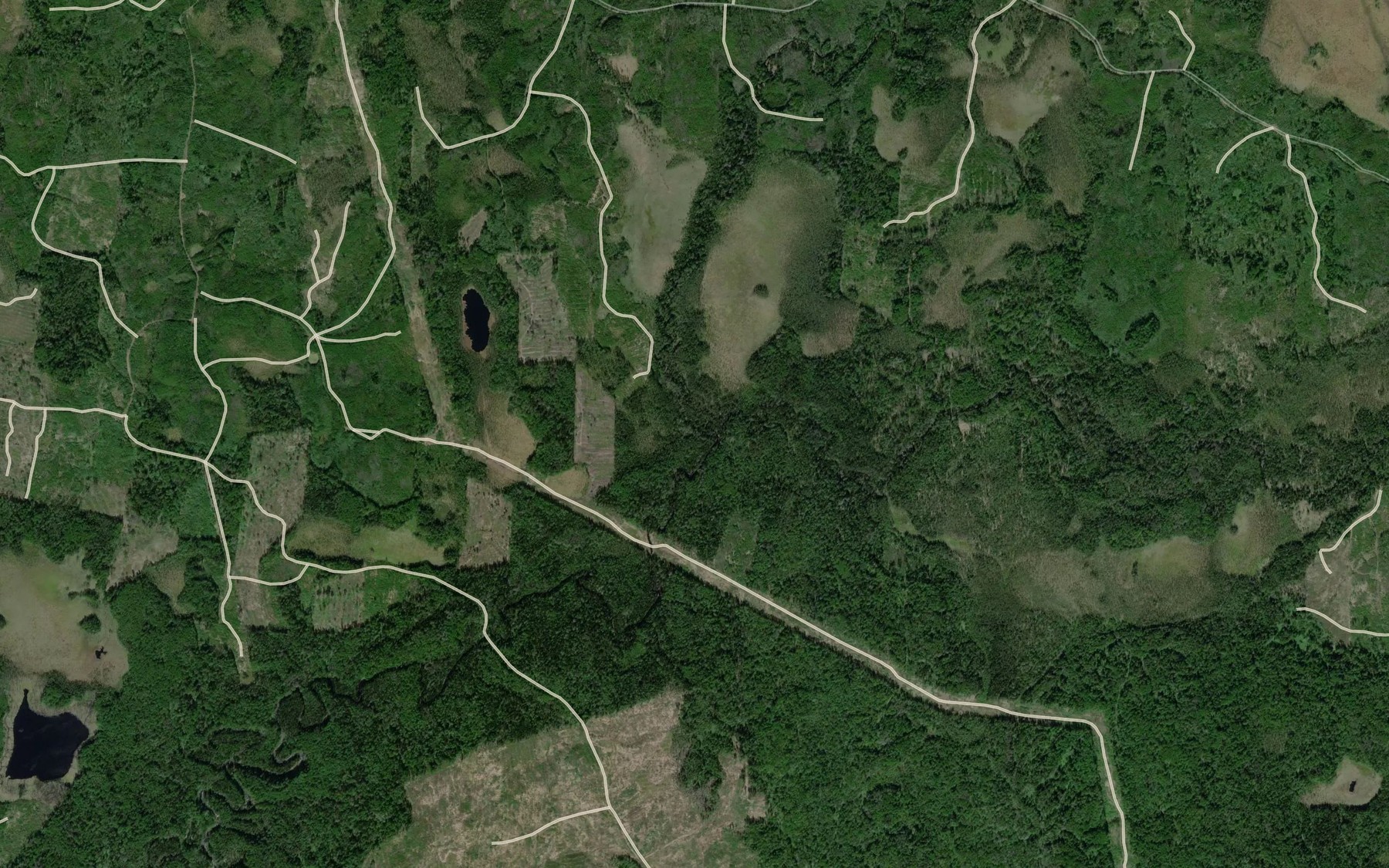Satellite map of the Lizhma