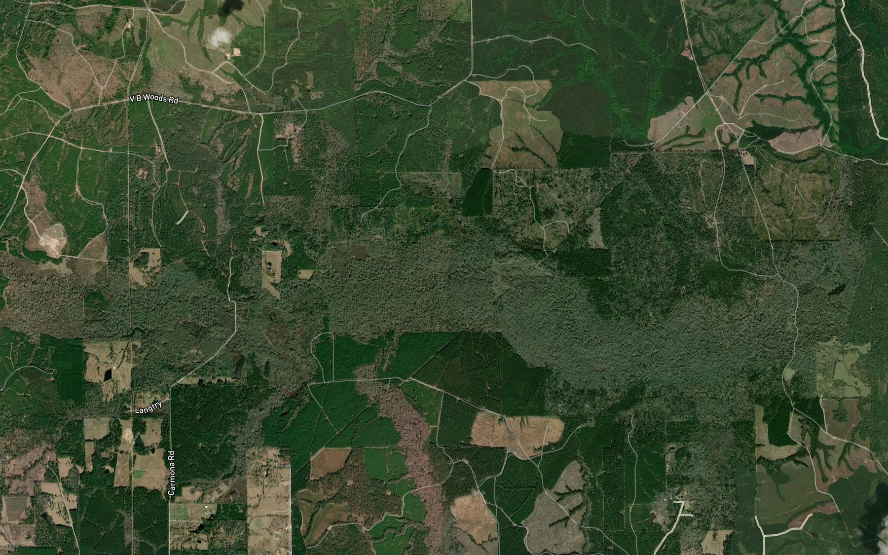 Satellite map of the Salt Creek