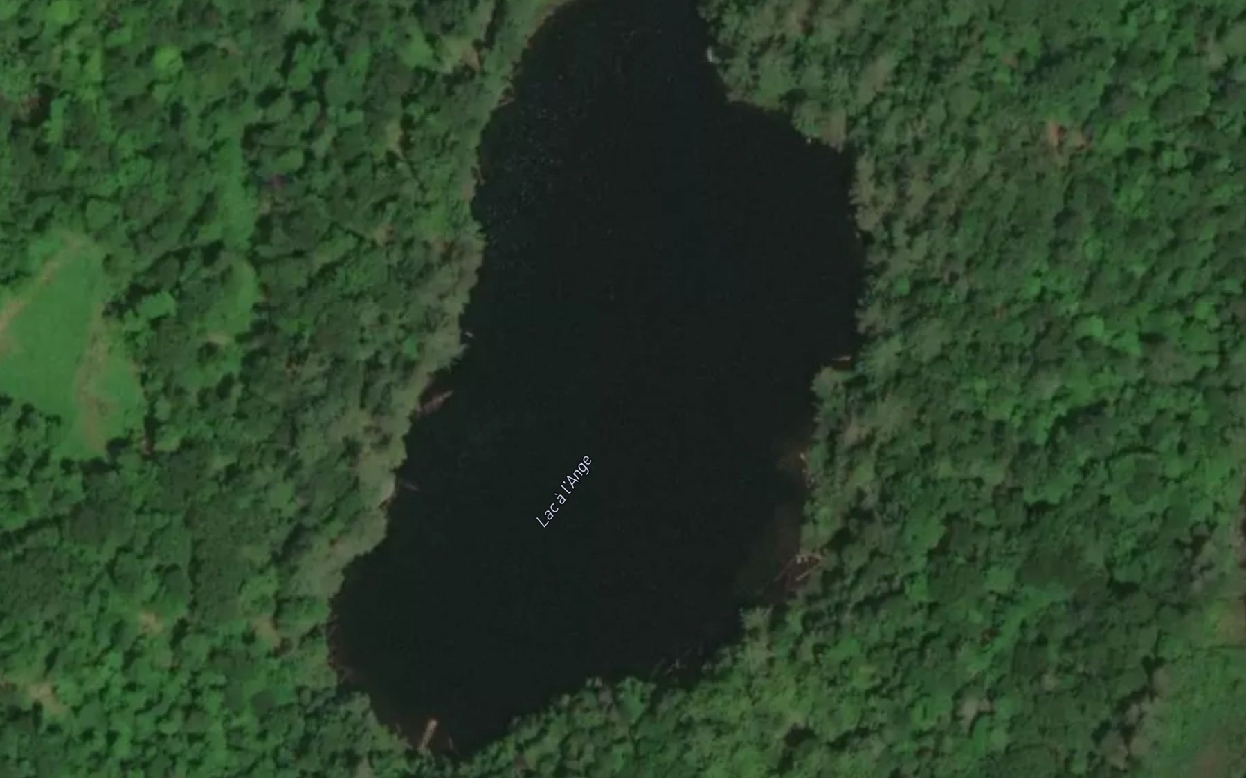 Satellite map of the Lac a l'Ange