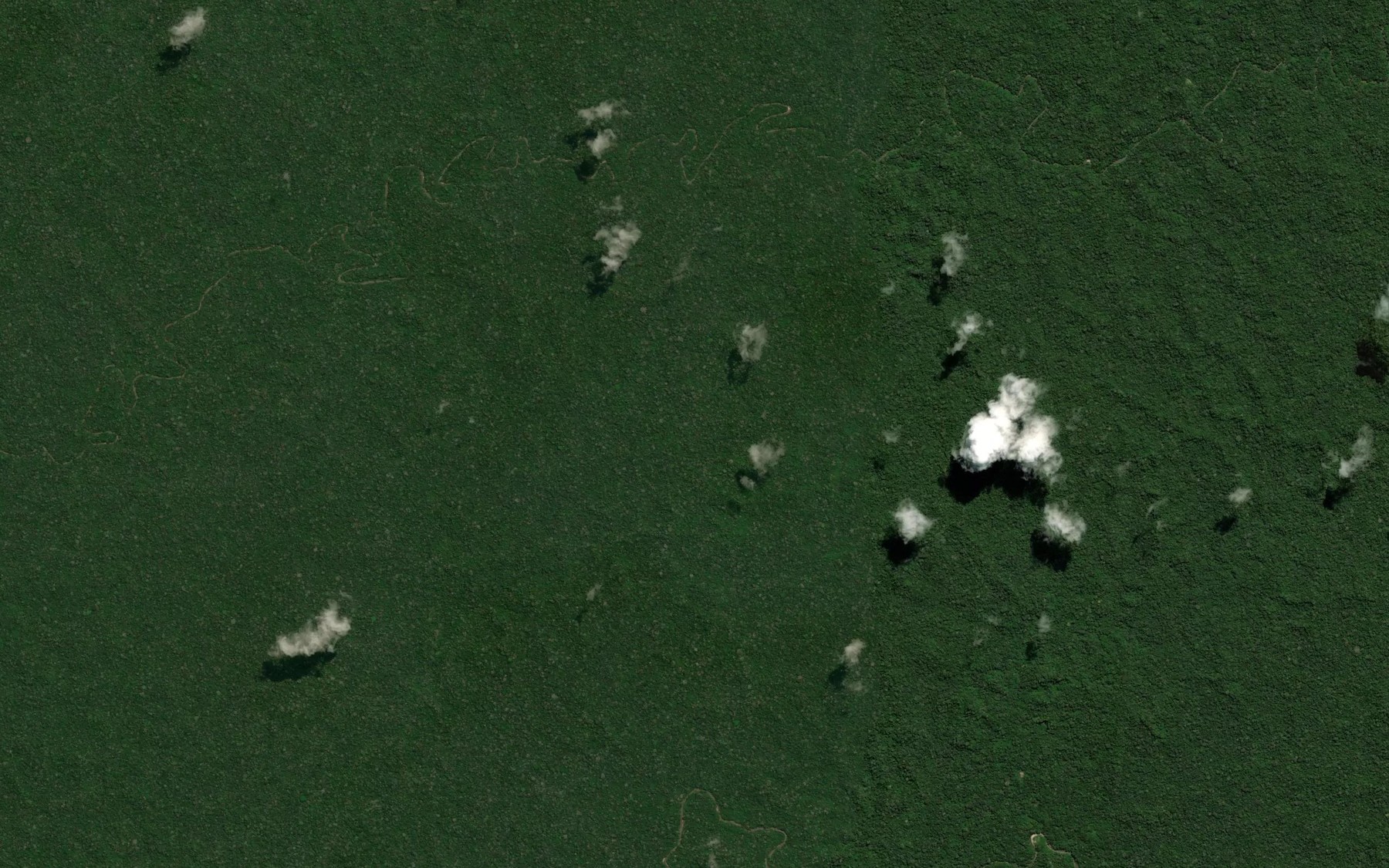 Satellite map of the Jaquiriquenda