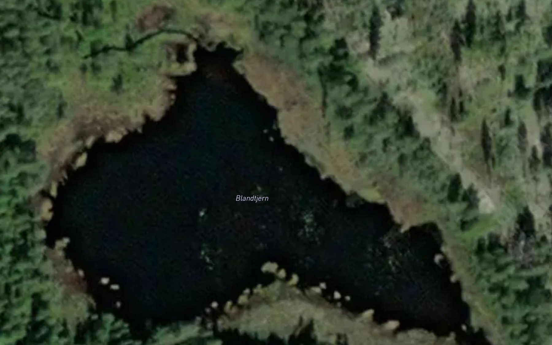 Satellite map of the Blandtjern