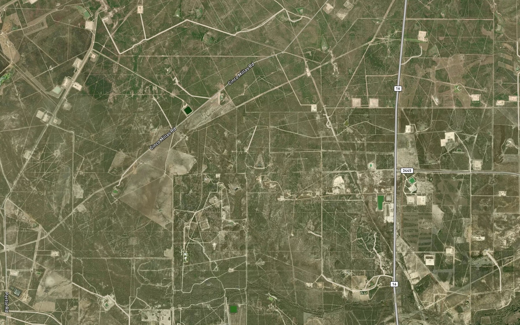 Satellite map of the Wheeler Lake Number 1
