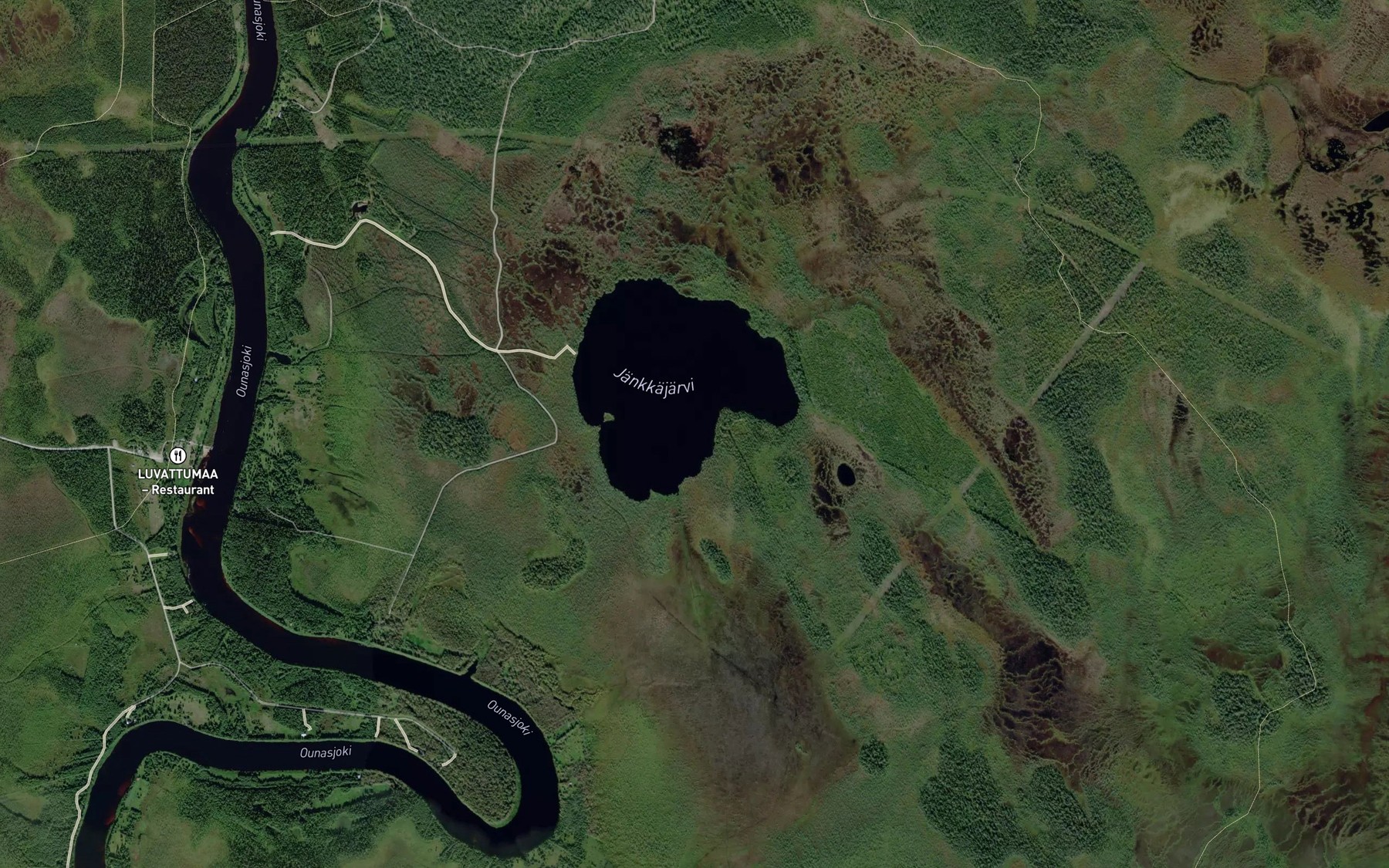 Satellite map of the Jankkajarvi
