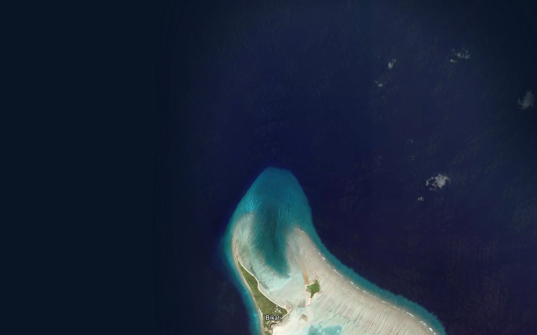 Satellite map of the North Shoal