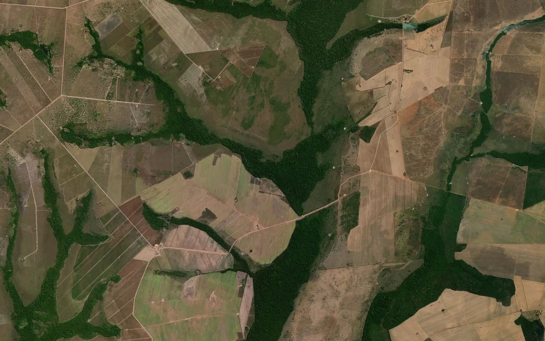 Satellite map of the Corrego Quero-Ja