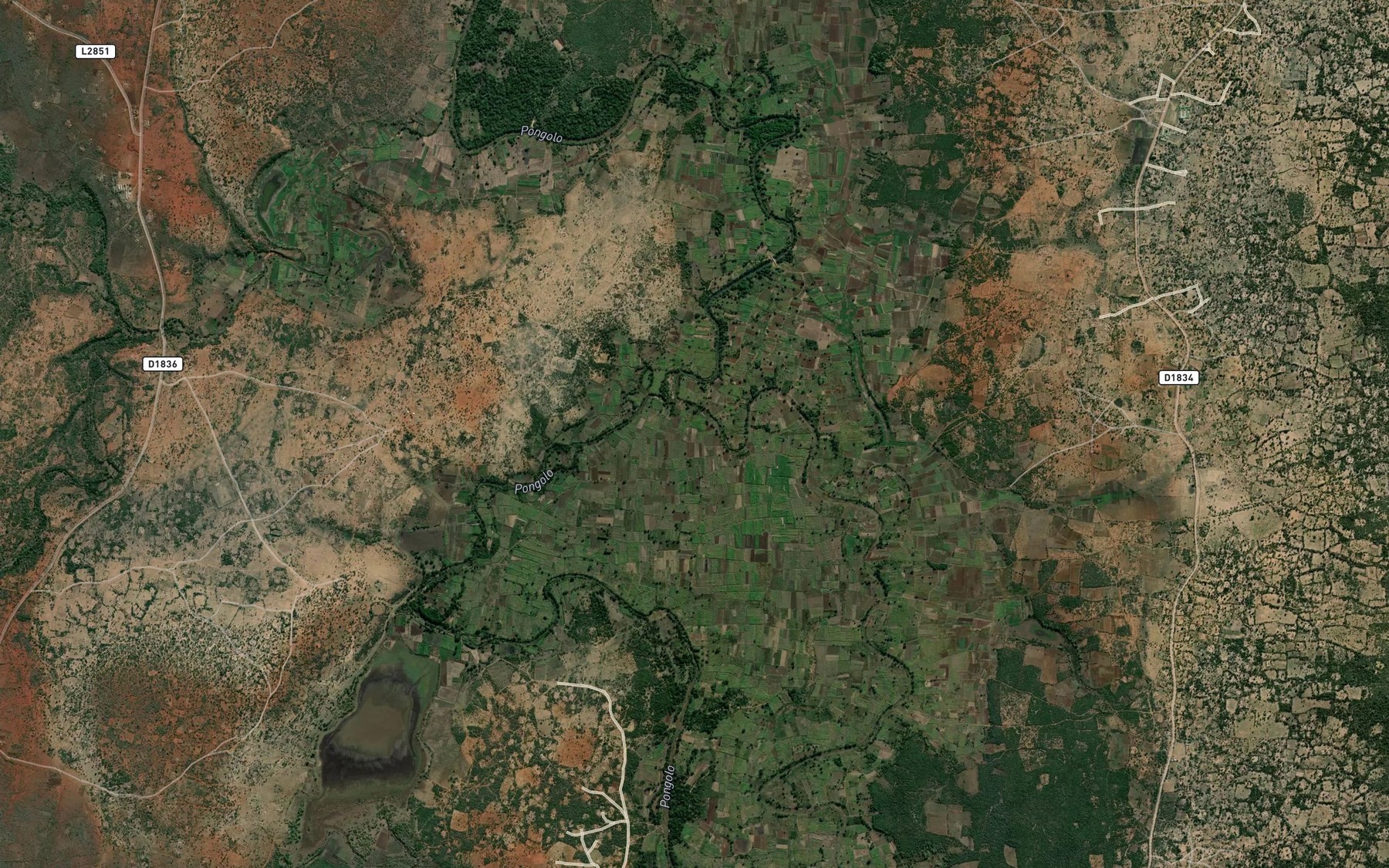 Satellite map of the Mshlgani