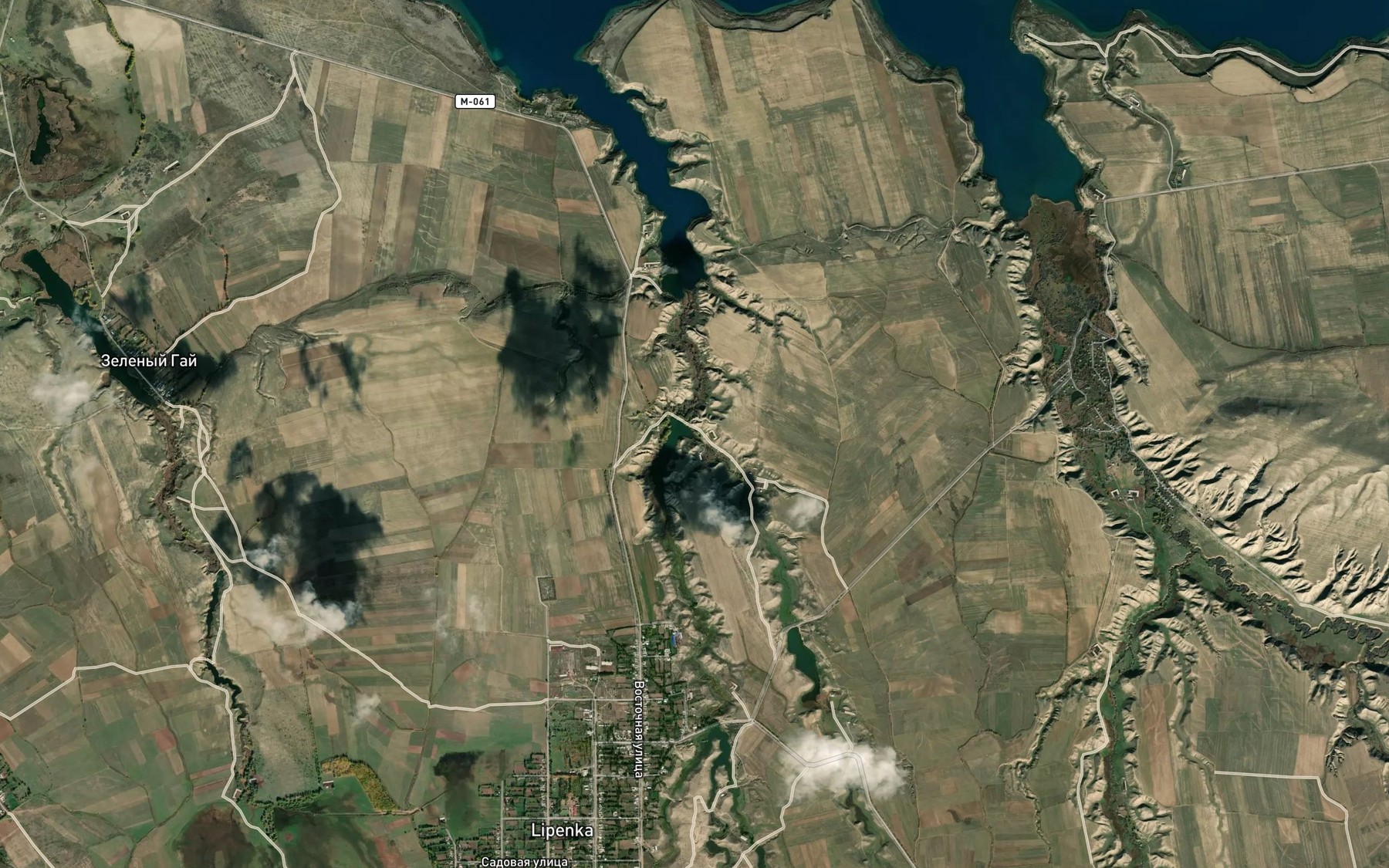 Satellite map of the Aryk Dzhambay
