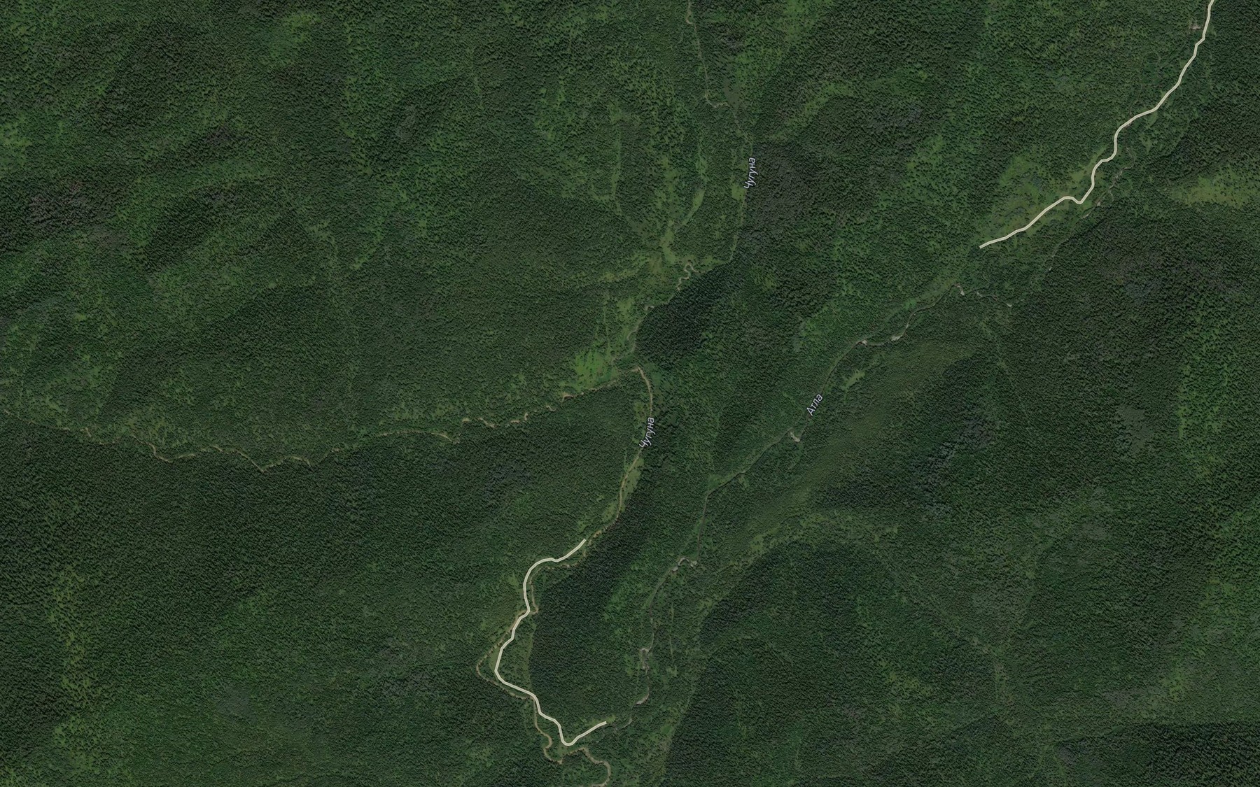 Satellite map of the Chulta