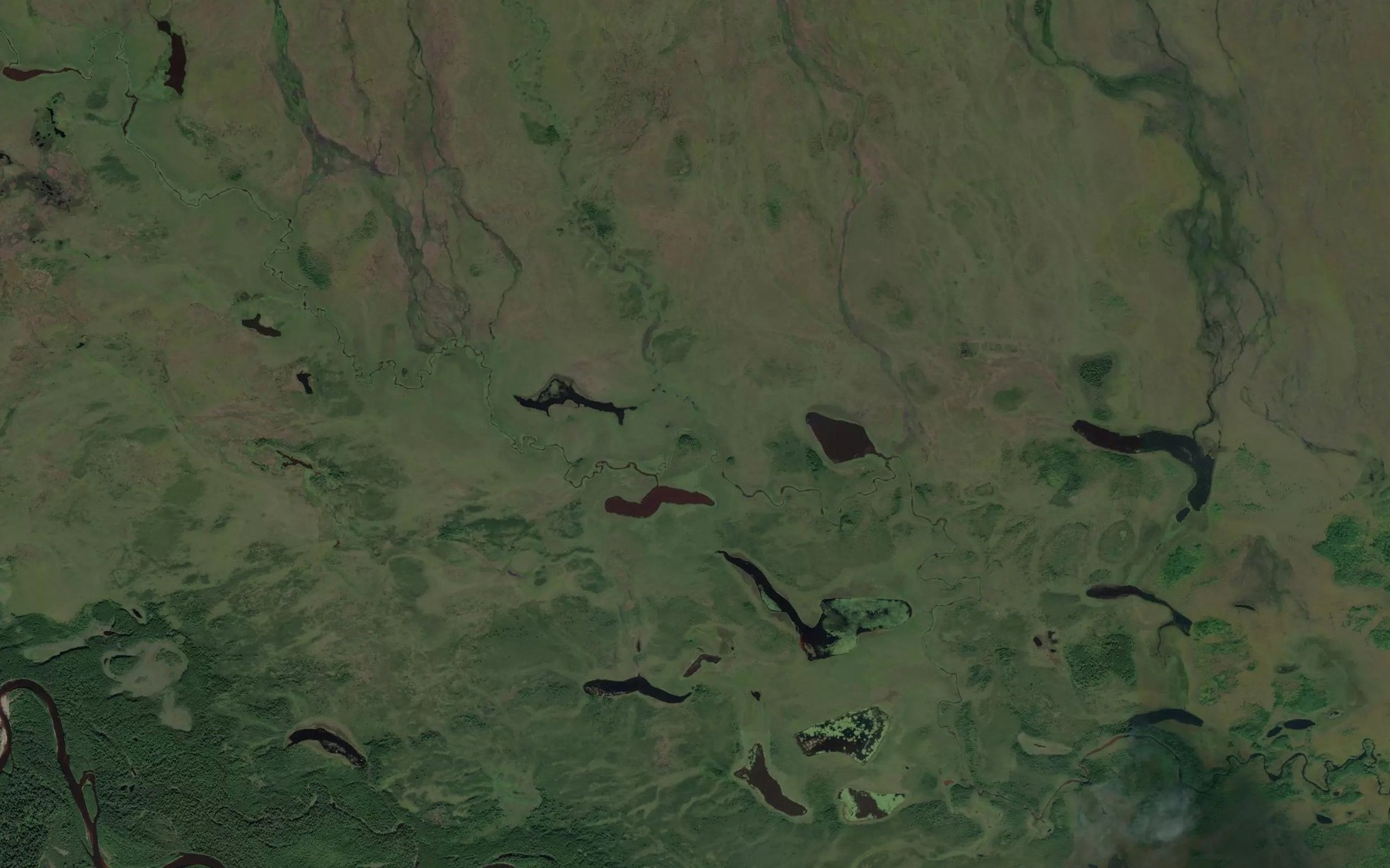 Satellite map of the Malaya Syandya