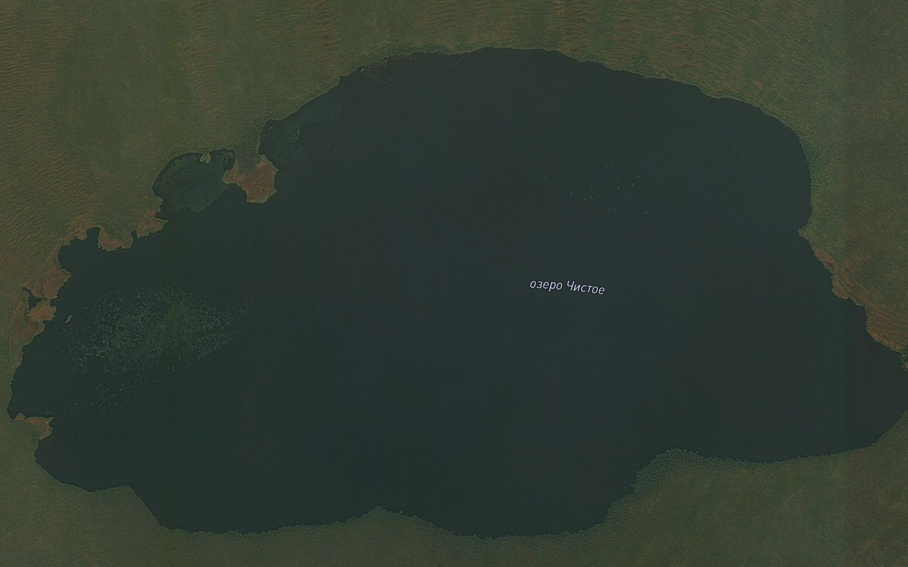 Satellite map of the Ozero Chistoye