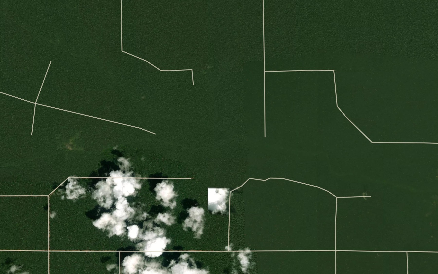 Satellite map of the Bougongola