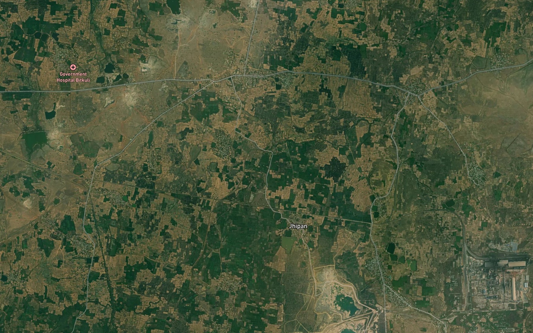 Satellite map of the Sitawar Spring