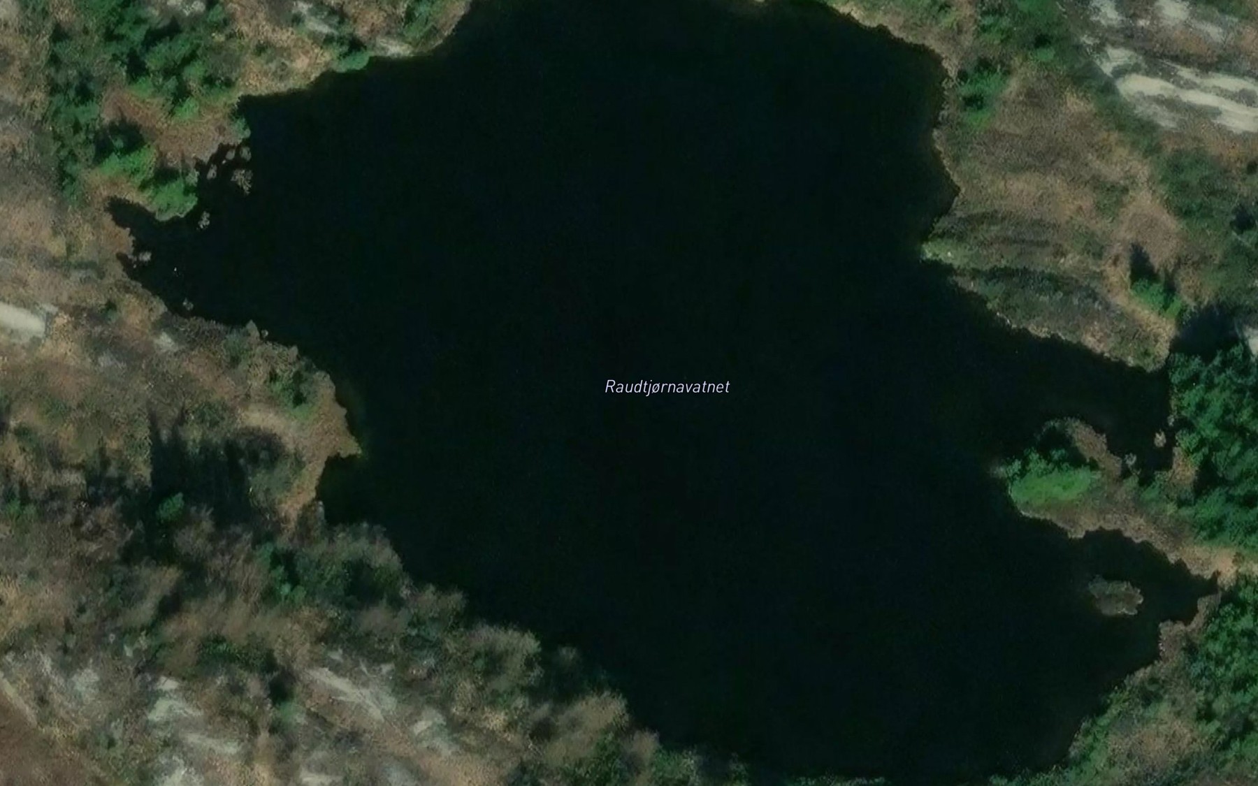Satellite map of the Raudtjornavatnet