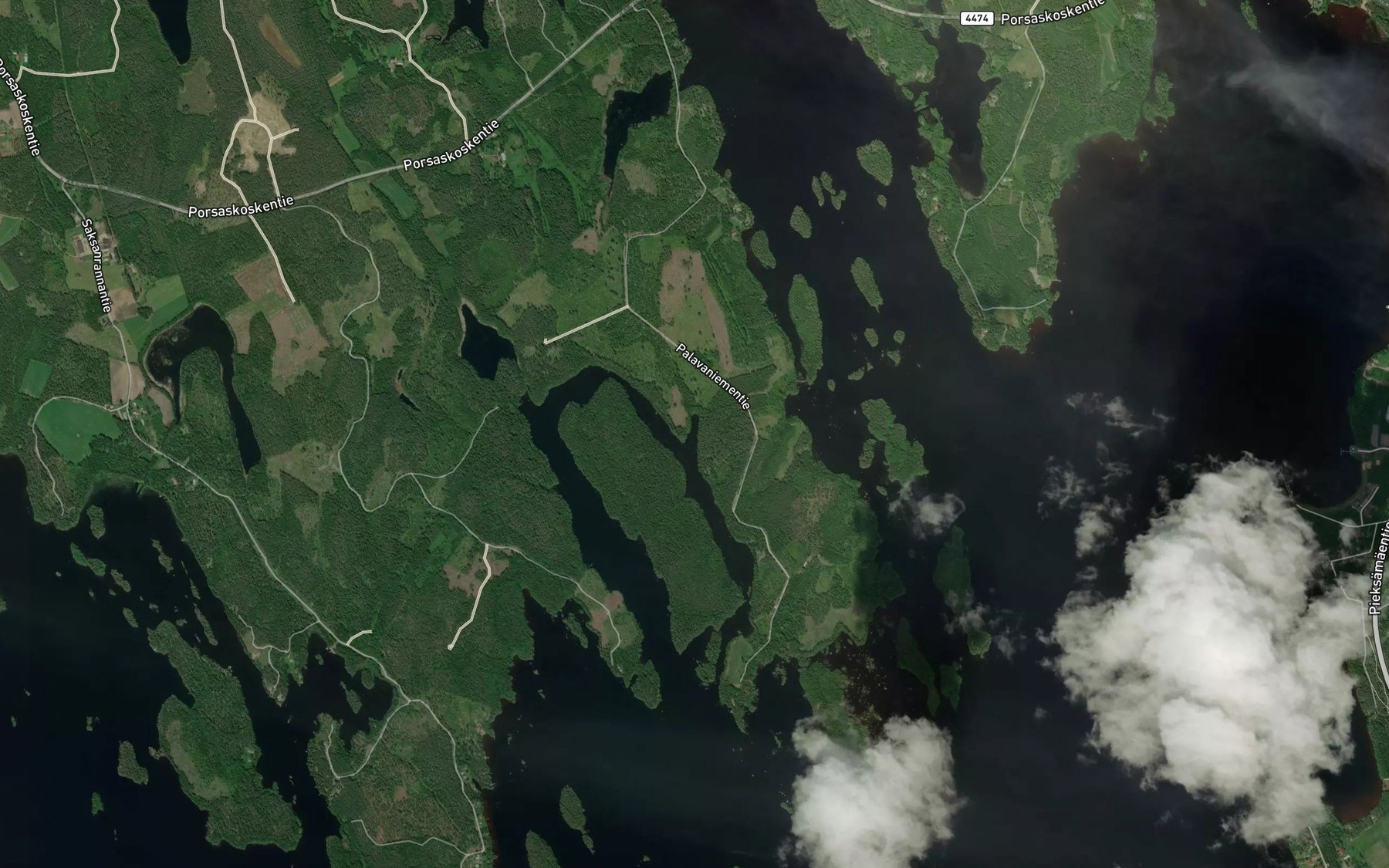 Satellite map of the Sikolahti