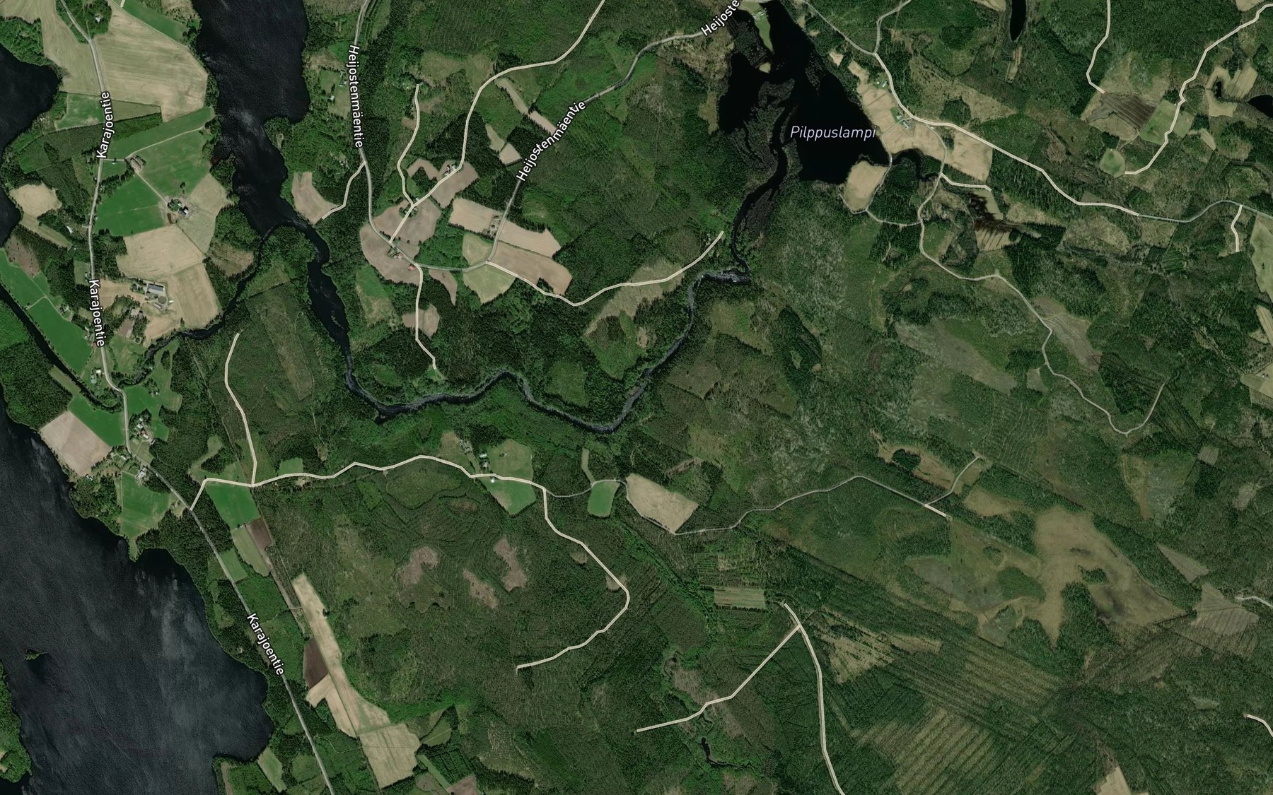 Satellite map of the Haarakoski