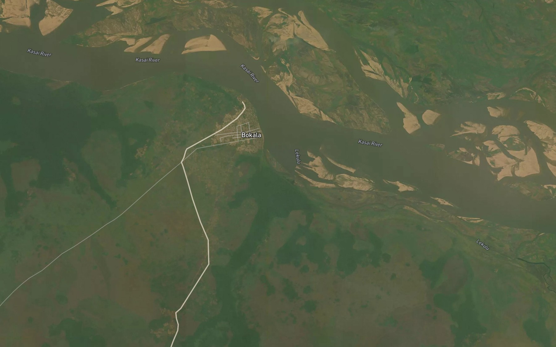 Satellite map of the Zala