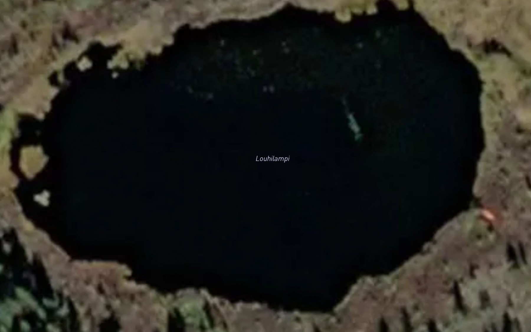 Satellite map of the Louhilammit