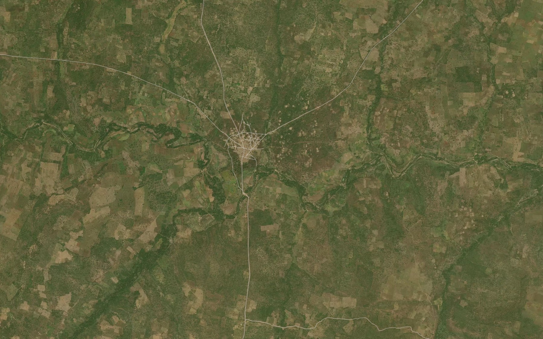Satellite map of the River Saragu