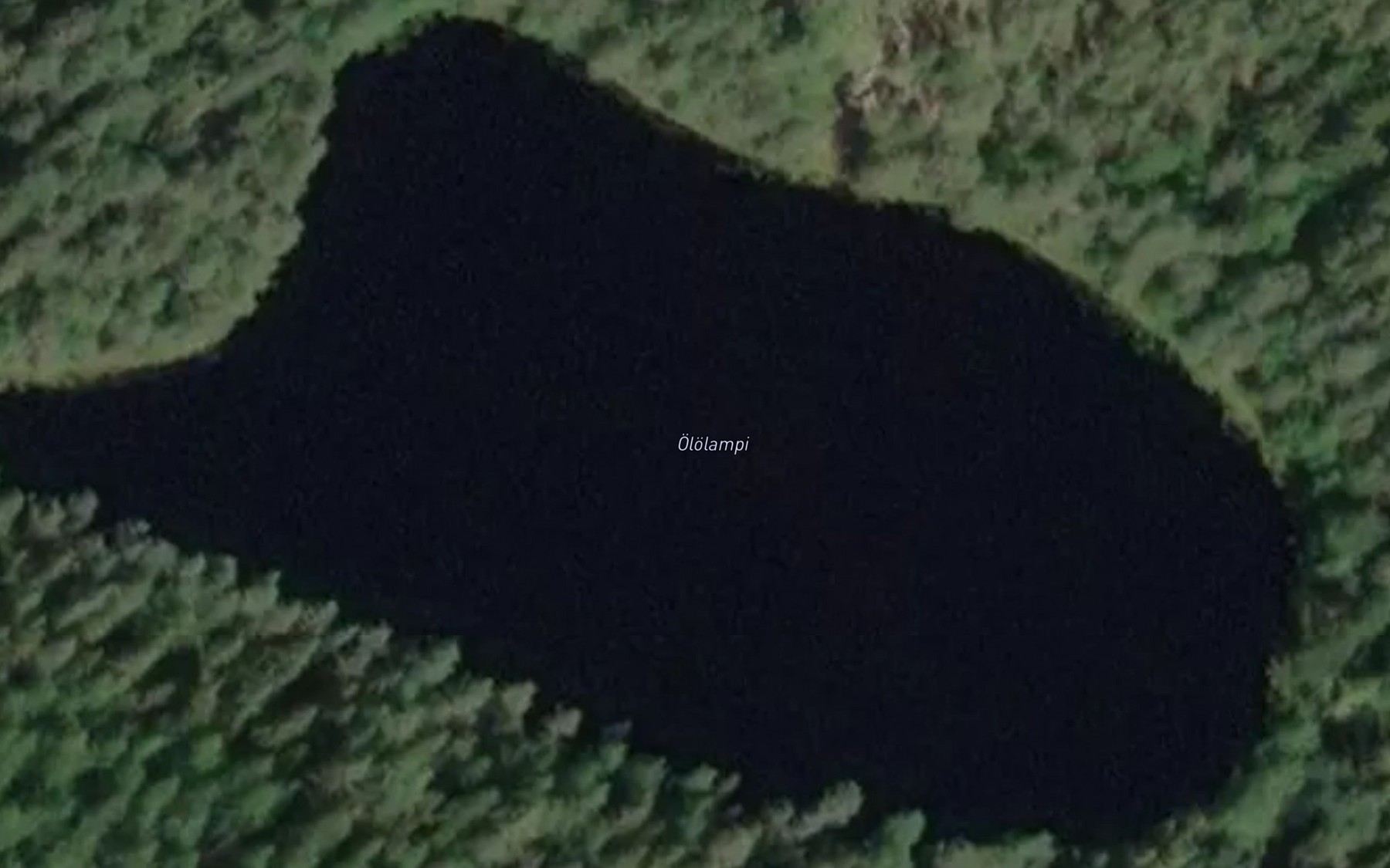 Satellite map of the Ololampi