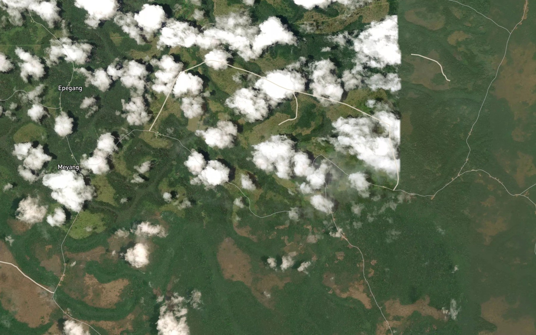 Satellite map of the Njongo