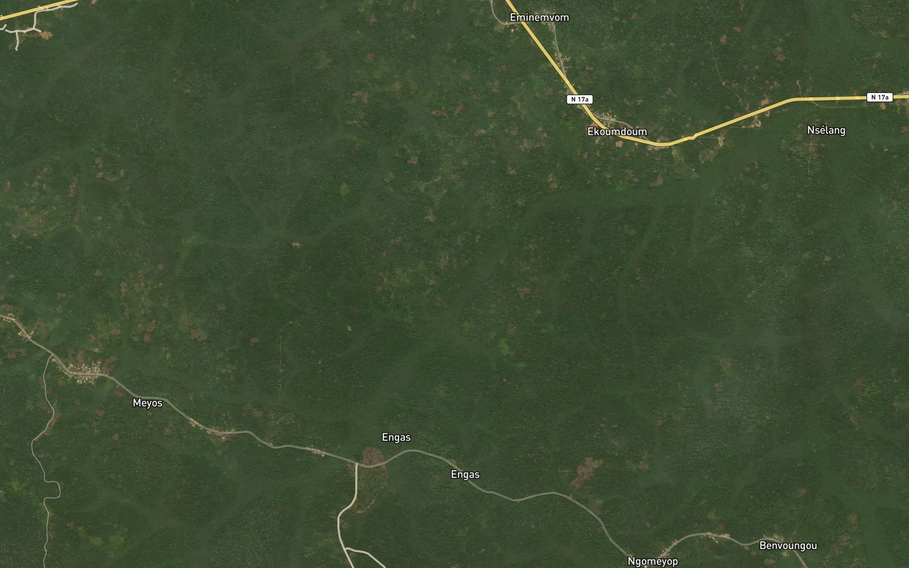 Satellite map of the Bivele