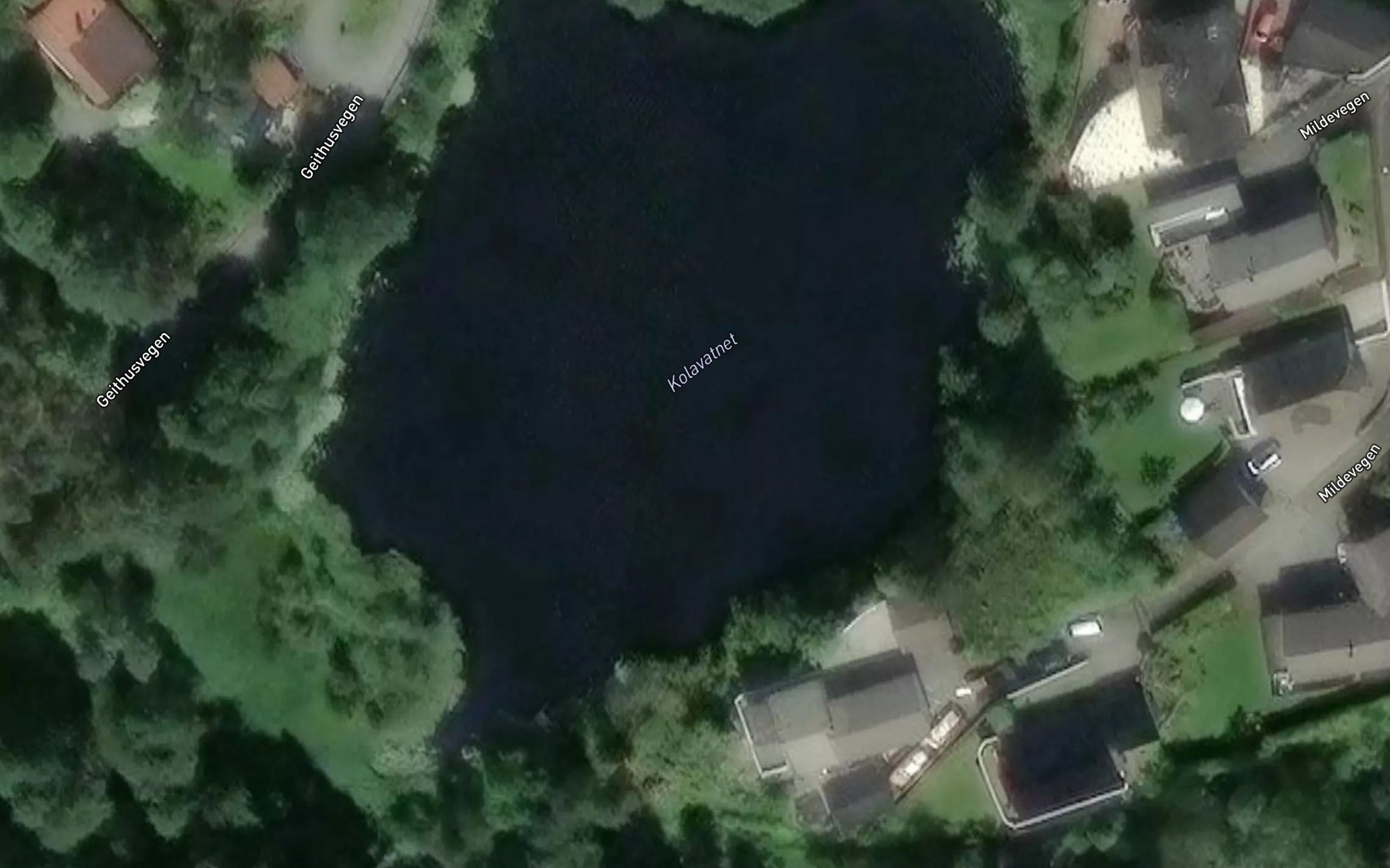 Satellite map of the Kolavatnet