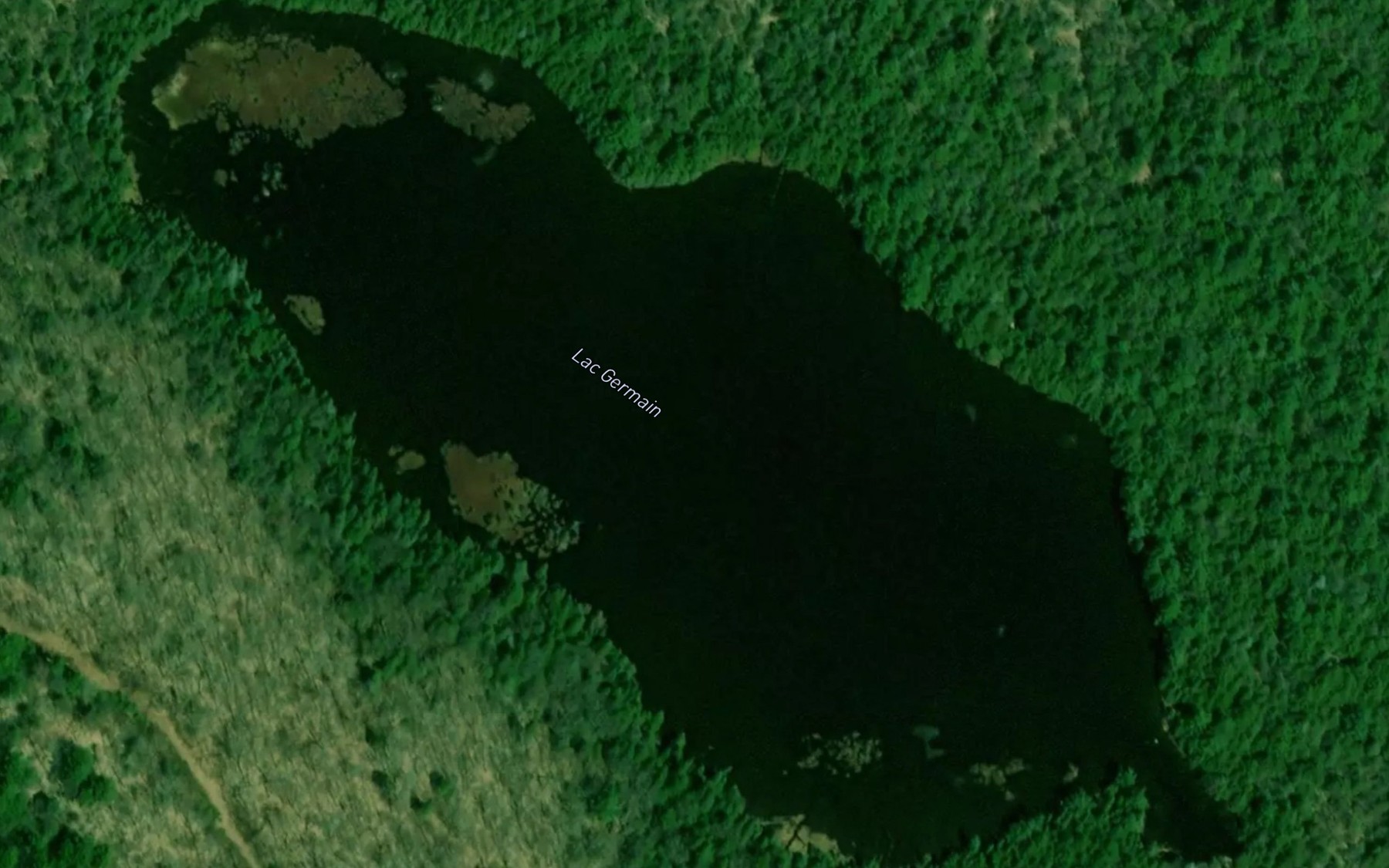 Satellite map of the Lac Germain