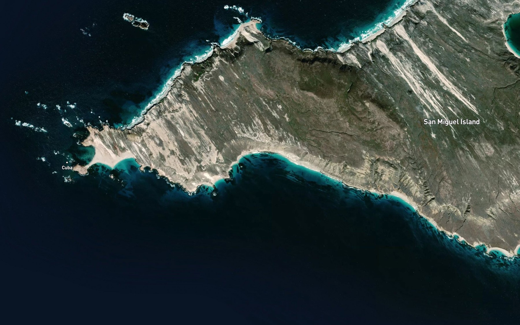 Satellite map of the Tyler Bight