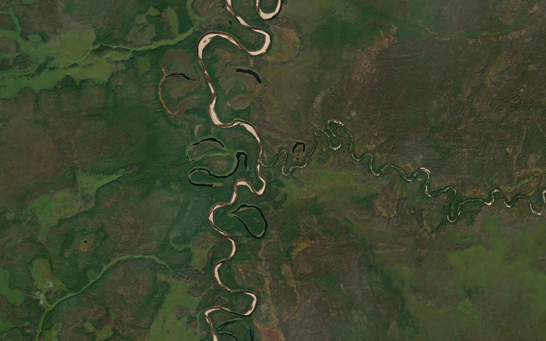 Satellite map of the Loglor