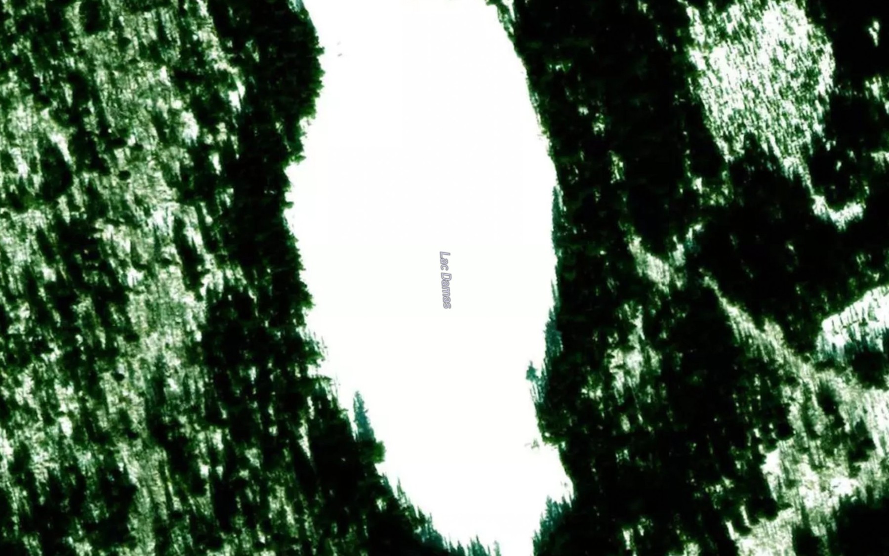 Satellite map of the Lac Damas